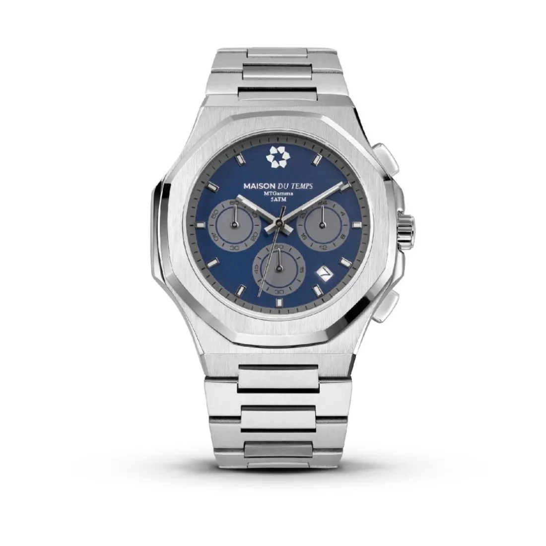 Montre Homme Maison Du Temps MTGamma Chronographe Bleu Acier