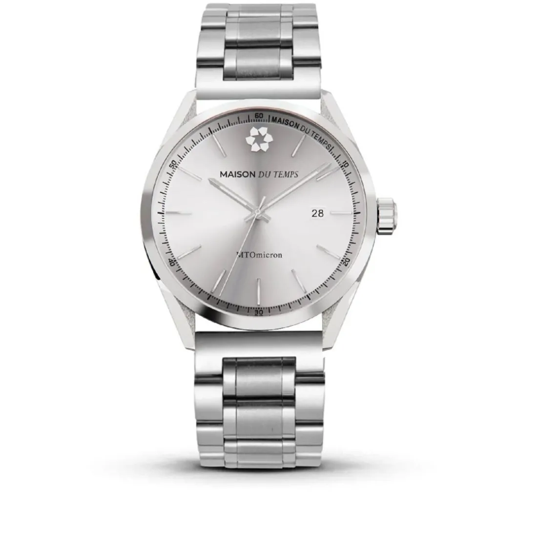 Montre Homme Maison Du Temps MTOmicron Silver Acier
