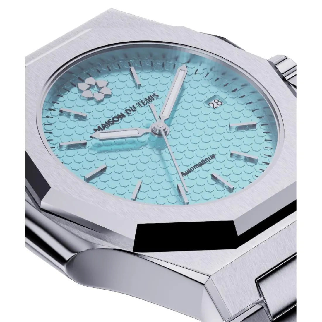 Montre Homme Maison Du Temps MTZeta Turquoise Acier