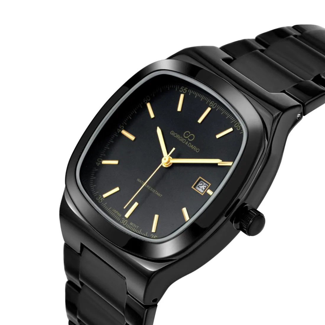 Montre homme MH451 quartz acier noir