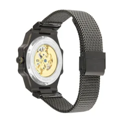 Montre Homme Montignac - MOW808 Bracelet Acier Noir