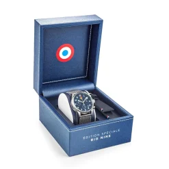 Montre Homme Patrouille de France Coffret Big Nine Paf - 668906 Bracelet Acier Argent