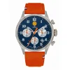 Montre Homme Patrouille de France Athos 7 - 668137 Bracelet Cuir Orange