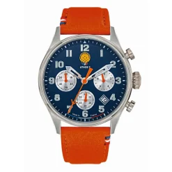 Montre Homme Patrouille de France Athos 7 - 668137 Bracelet Cuir Orange