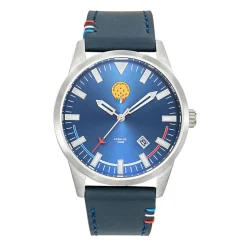 Montre Homme Patrouille de France Paf Airshow - 668519 Bracelet Cuir Bleu