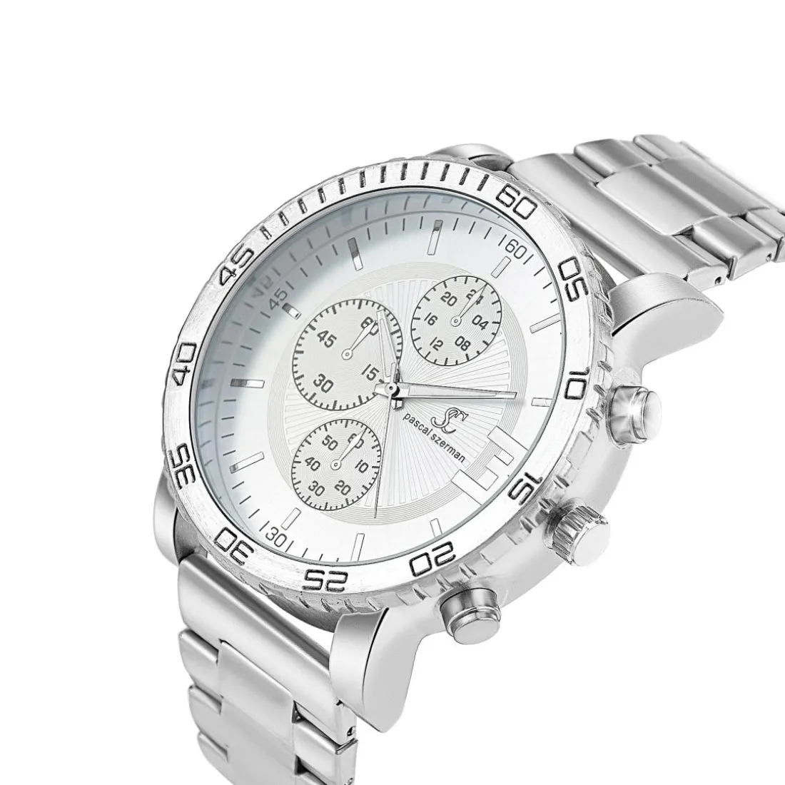 Montre homme quartz acier par Pascal Szerman