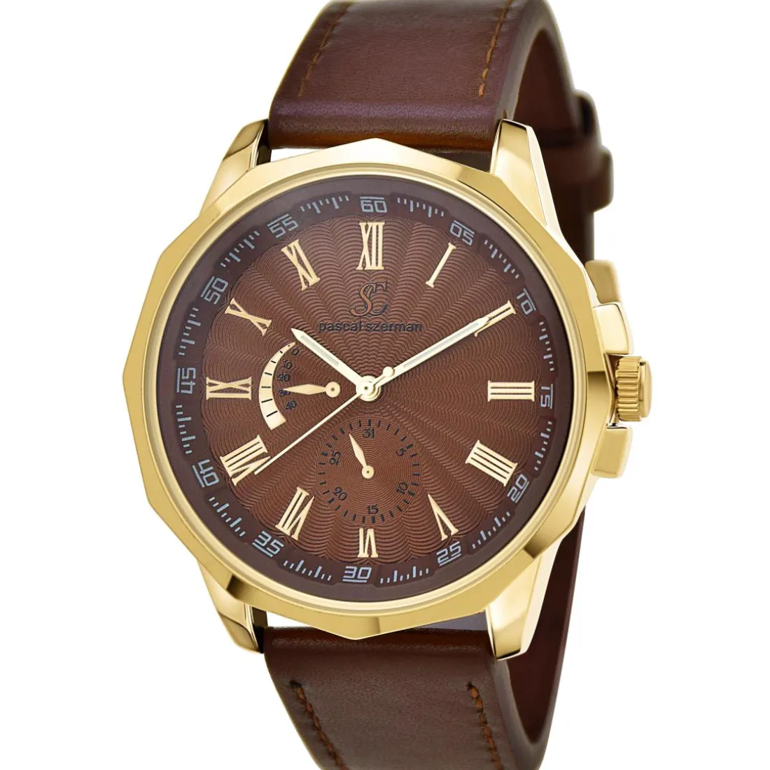 Montre homme quartz marron MH294 par Pascal Szerman