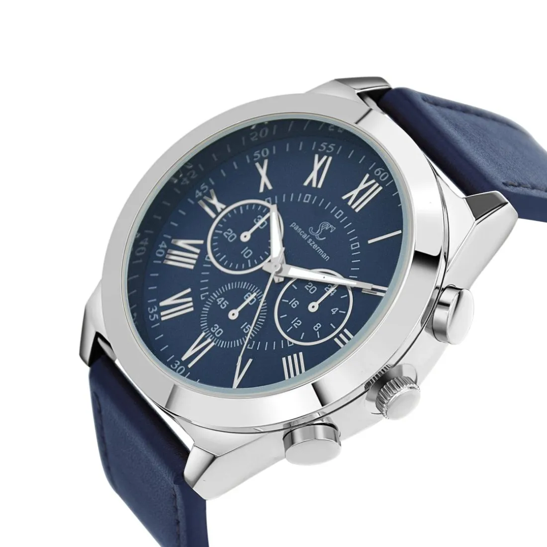 Montre homme quartz MH306 bleu par Pascal Szerman