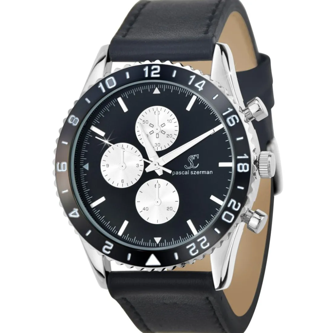 Montre homme quartz noir MH265 par Pascal Szerman