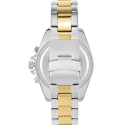 Montre homme quartz par Pascal Szerman bicolore fond blanc