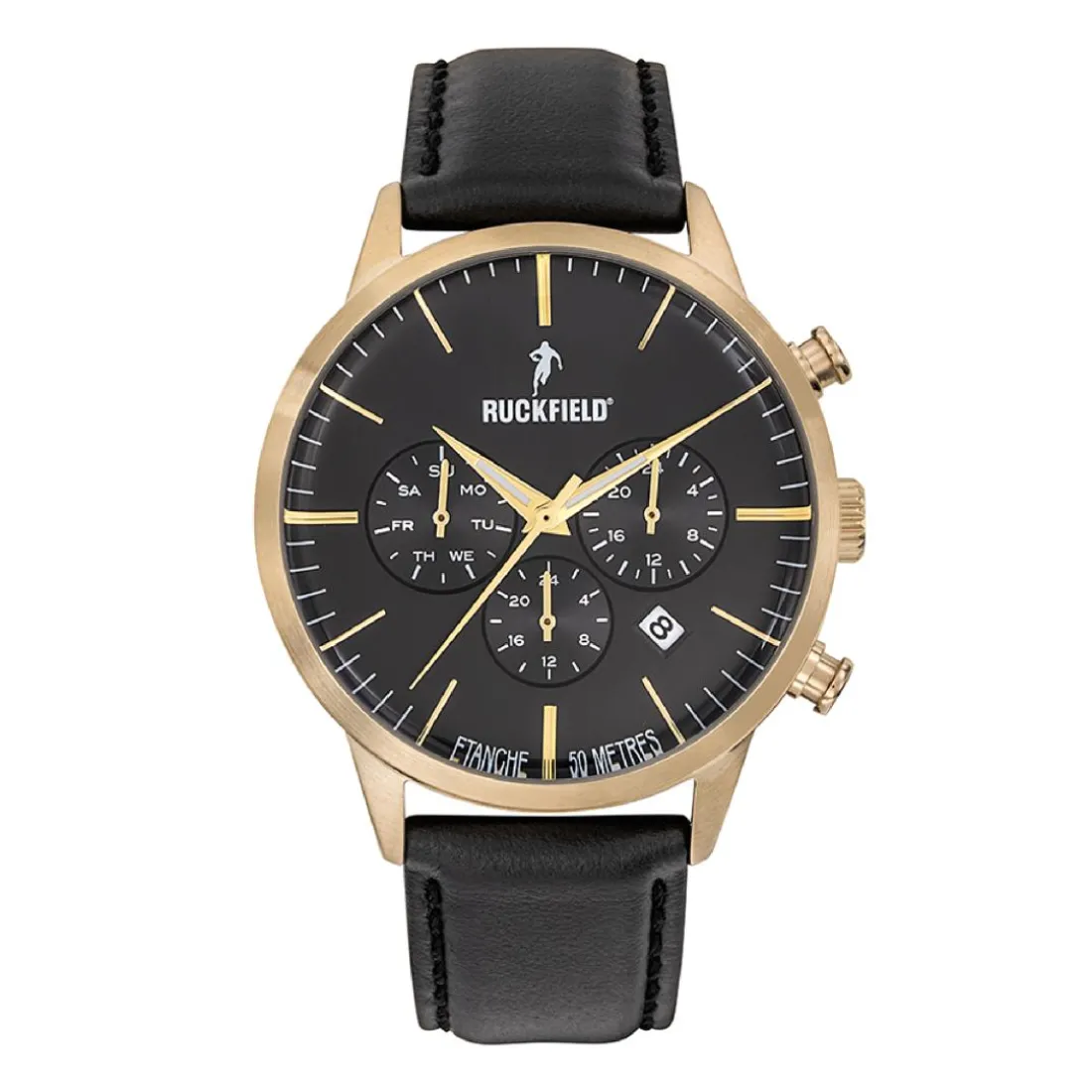 Montre Homme Ruckfield - 685172 Bracelet Cuir Noir
