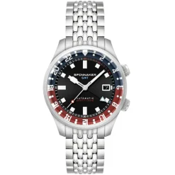 Montre Homme SPINNAKER Bradner Gmt Automatic - SP-5121-55 Bracelet Acier Argent