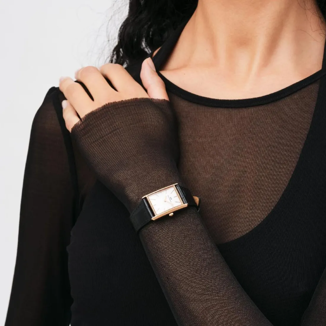 Montre Mixte Daniel Wellington Reading - DW00100698 Bracelet Cuir Noir