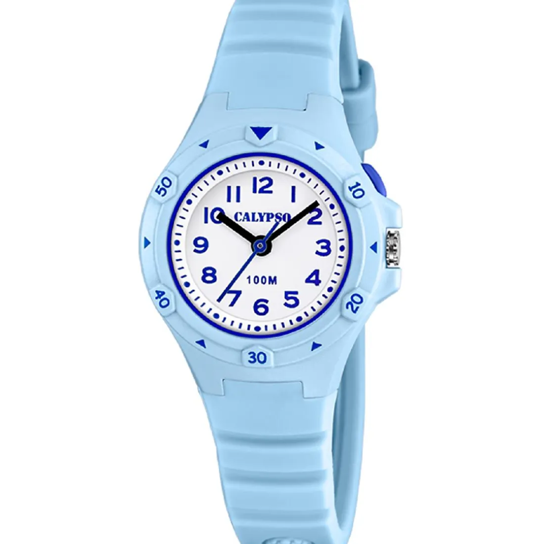 Montre mixte enfant Calypso Junior Collection - K5846-2 Bracelet Silicone Bleu