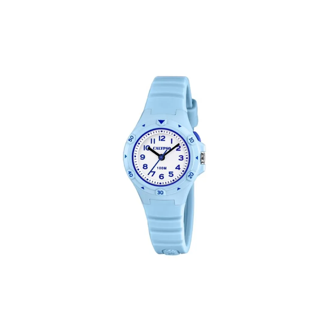 Montre mixte enfant Calypso Junior Collection - K5846-2 Bracelet Silicone Bleu