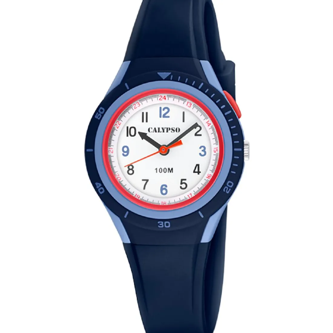 Montre mixte enfant Calypso My First Watch - K5856-5 Bracelet Silicone Bleu Marine