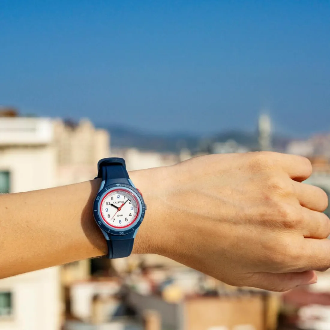 Montre mixte enfant Calypso My First Watch - K5856-5 Bracelet Silicone Bleu Marine