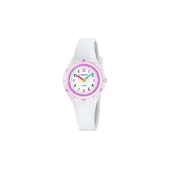 Montre mixte enfant Calypso My First Watch - K5856-1 Bracelet Silicone Blanc