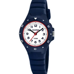 Montre mixte enfant Calypso Junior Collection - K5846-5 Bracelet Silicone Bleu Marine