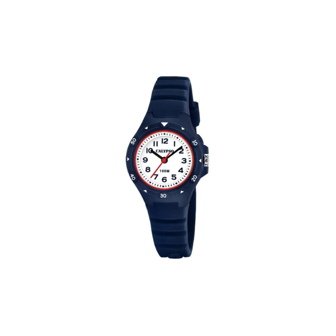 Montre mixte enfant Calypso Junior Collection - K5846-5 Bracelet Silicone Bleu Marine