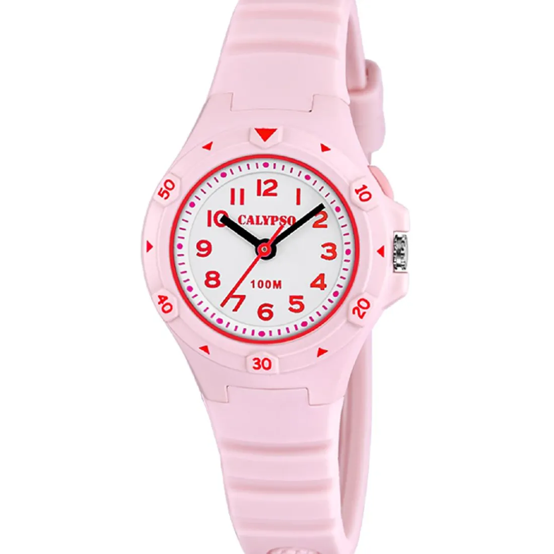 Montre mixte enfant Calypso Junior Collection - K5846-1 Bracelet Silicone Rose