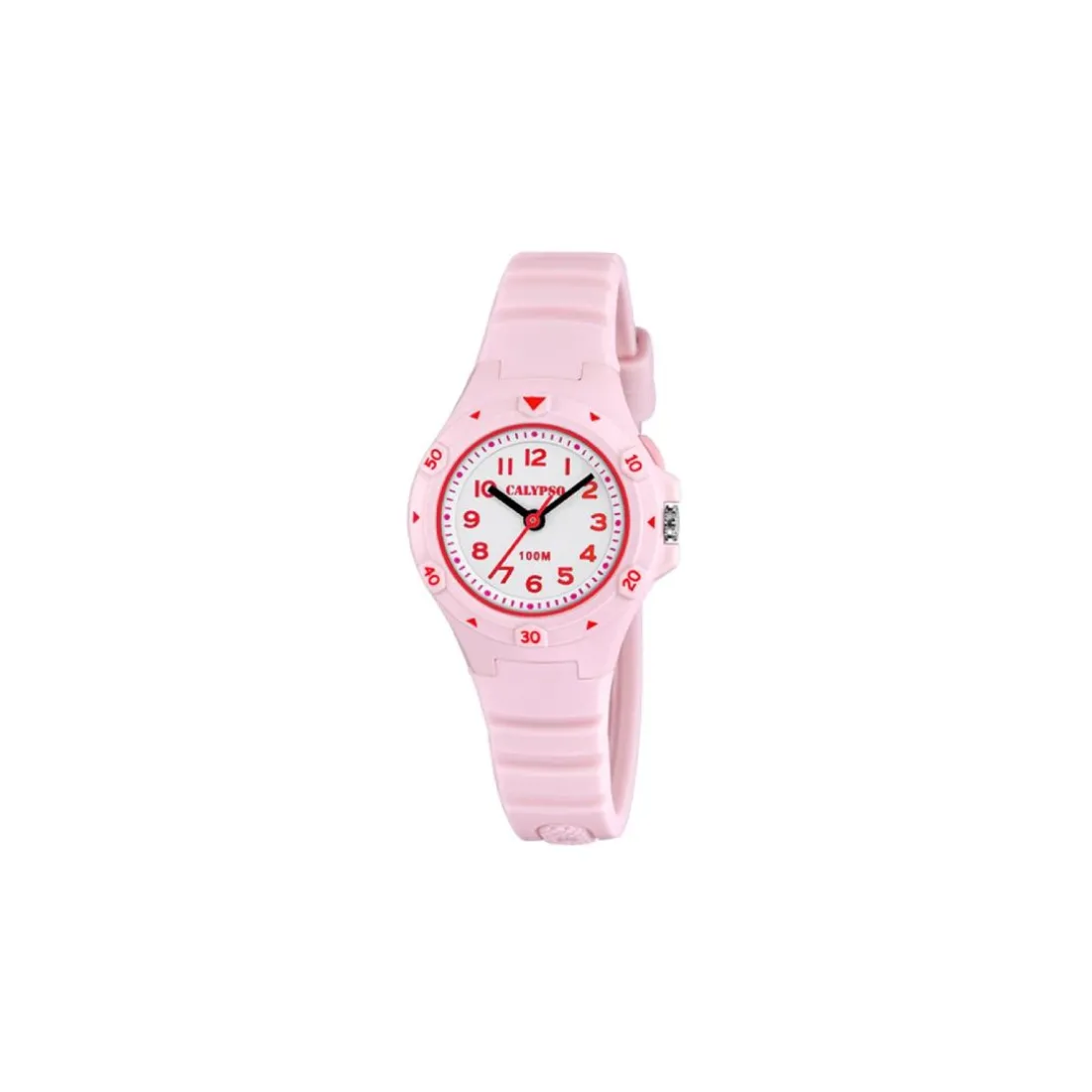 Montre mixte enfant Calypso Junior Collection - K5846-1 Bracelet Silicone Rose