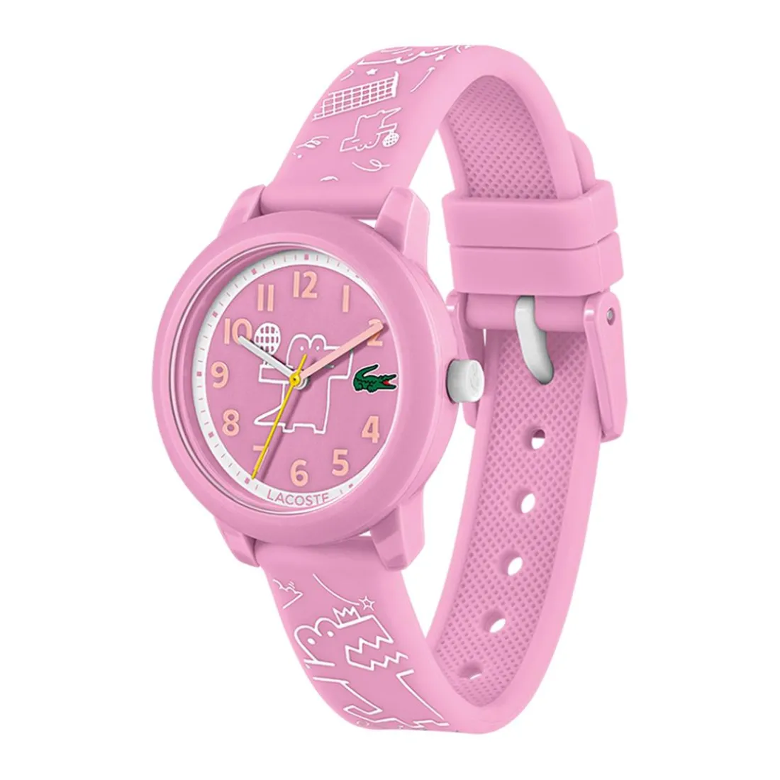 Montre mixte enfant Lacoste 12.12 Kids - 2030058 Bracelet Silicone Rose