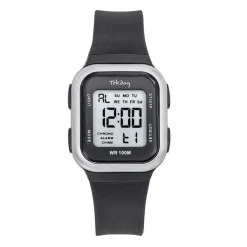 Montre mixte enfant Tekday 654914 Bracelet Silicone Noir