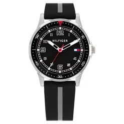 Montre mixte enfant Tommy Hilfiger Opportunity - 1720034 Bracelet Silicone Noir