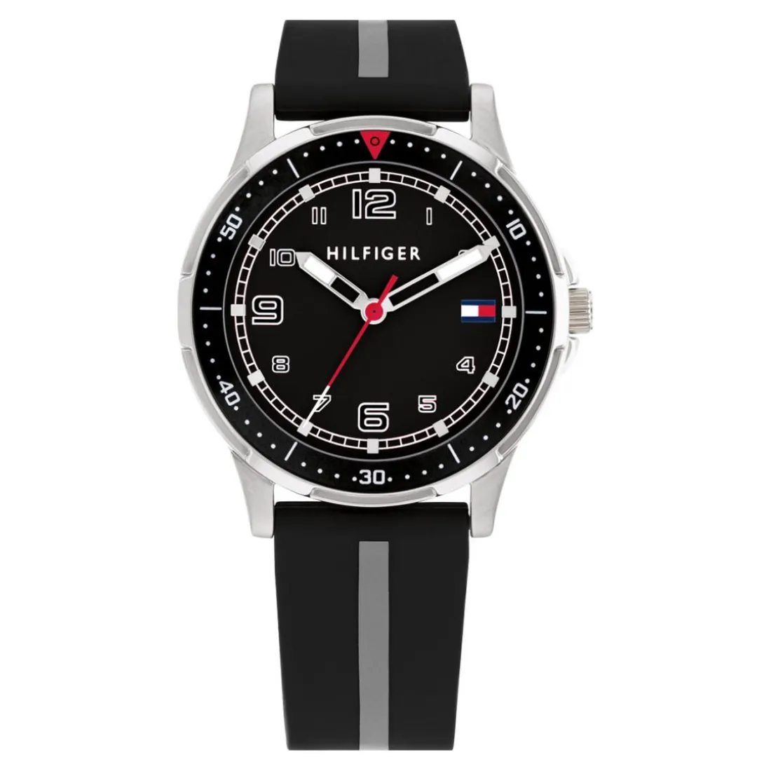 Montre mixte enfant Tommy Hilfiger Opportunity - 1720034 Bracelet Silicone Noir
