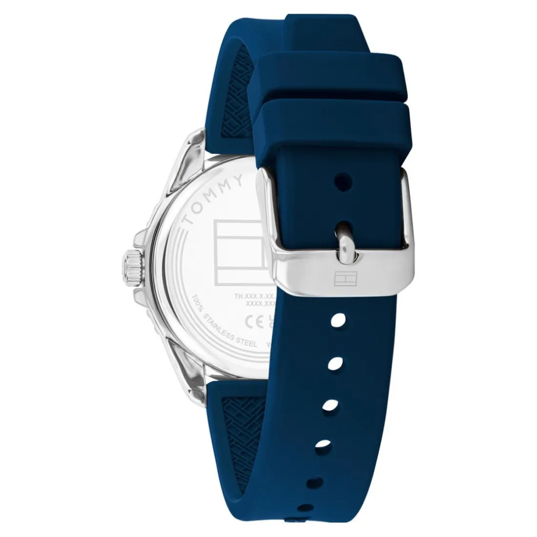 Montre mixte enfant Tommy Hilfiger Opportunity - 1720047 Bracelet Silicone Bleu