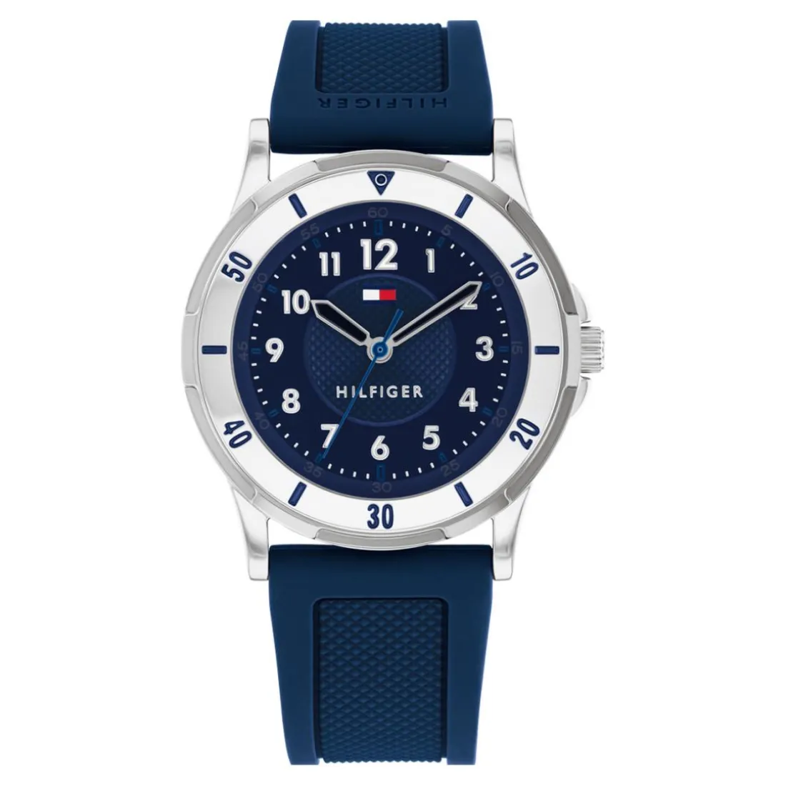 Montre mixte enfant Tommy Hilfiger Opportunity - 1720040 Bracelet Silicone Bleu