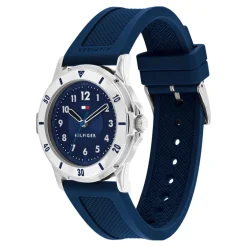 Montre mixte enfant Tommy Hilfiger Opportunity - 1720040 Bracelet Silicone Bleu