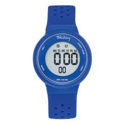 Montre Mixte Tekday 654684 - Bracelet Silicone Bleu