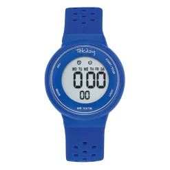 Montre Mixte Tekday 654684 - Bracelet Silicone Bleu