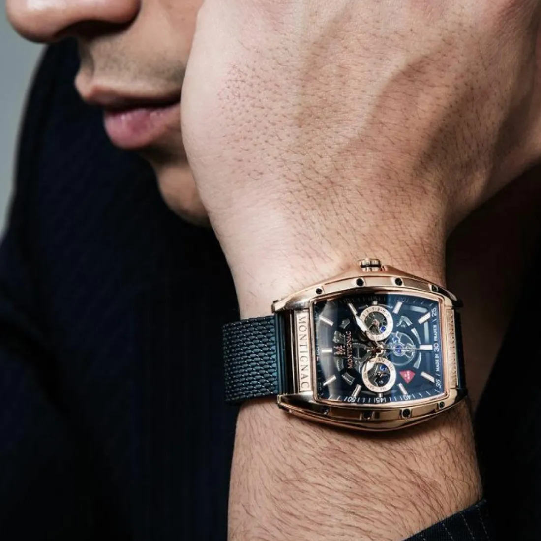 Montre Montignac MOW701 Bleu Homme