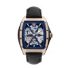 Montre Montignac MOW412 Homme - Bracelet Cuir Bleu