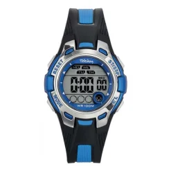Montre Montre Pour Enfant Tekday 653921 - Bracelet Boîtier Silicone Noir
