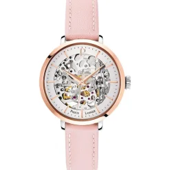 Montre Pierre Lannier 312B625 - Montre Automatique Cuir Rose Pierre Lannier Montres