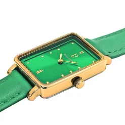 Montre Pierre Lannier Vert Rectangulaire Femme
