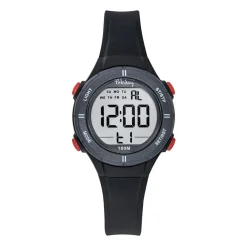 Montre pour enfant 654821 avec bracelet en silicone noir