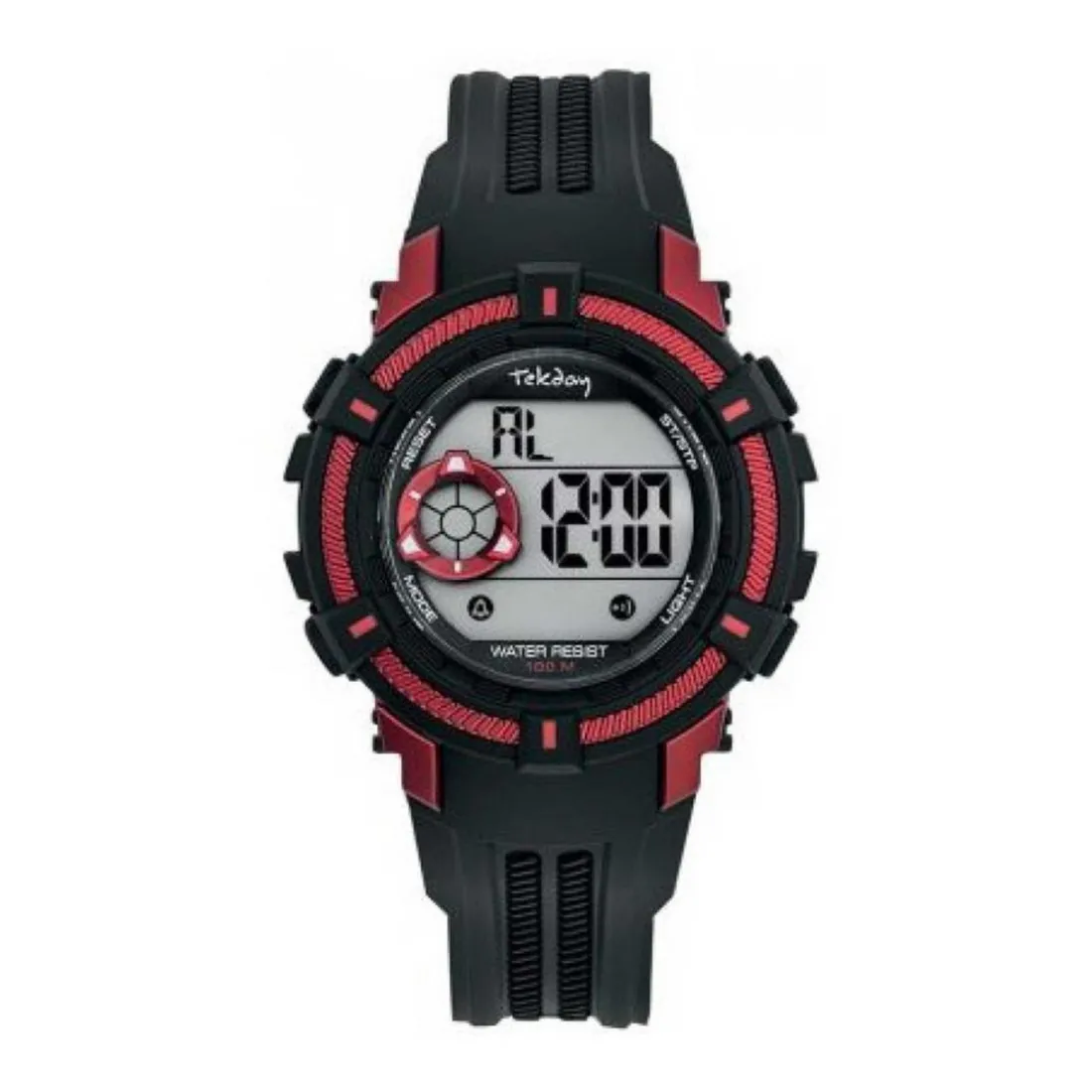 Montre Pour Enfant Tekday 654015 - Bracelet Silicone Noir