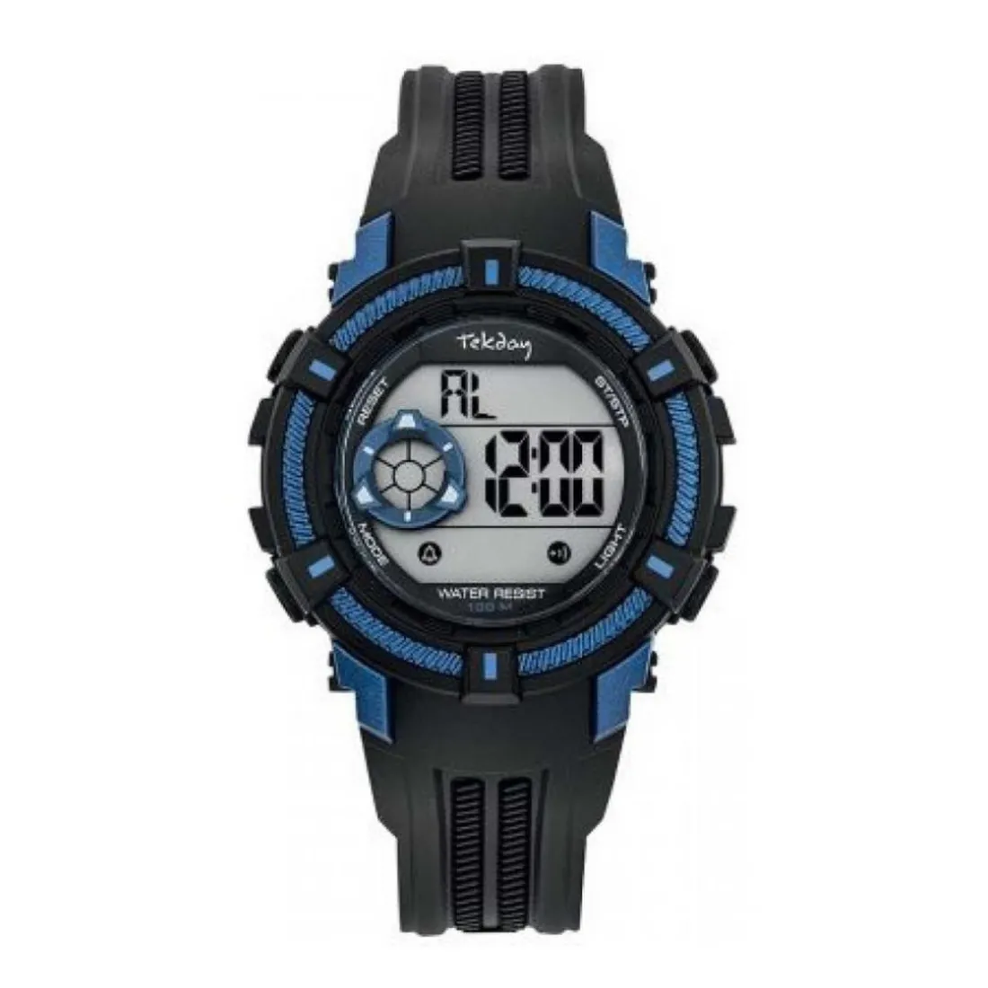 Montre Pour Enfant Tekday 654017 - Bracelet Silicone Bleu