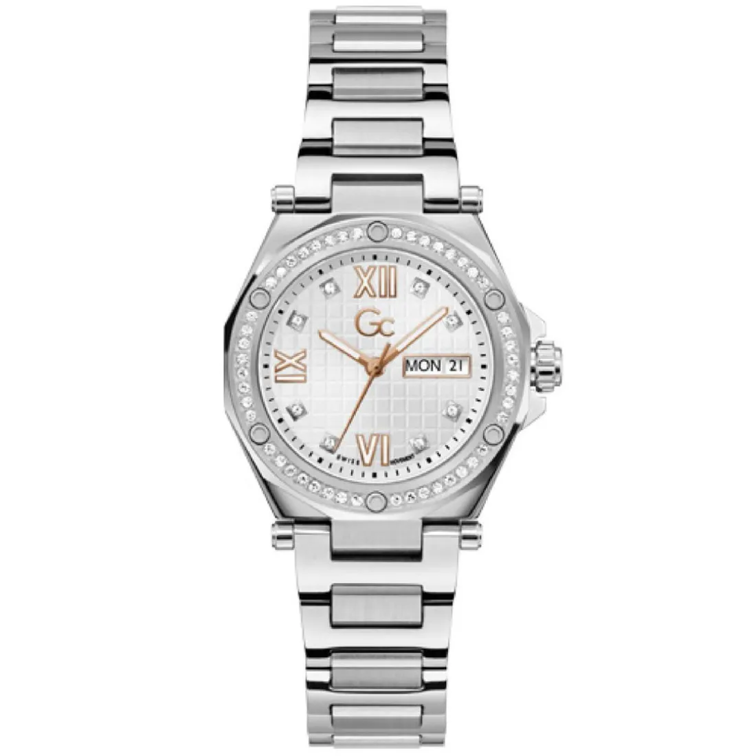 Montre pour femme Gc Legacy Lady Z20003L1MF avec bracelet en acier argent