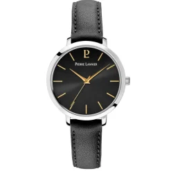 Montre pour femme 034N633 avec bracelet en cuir noir