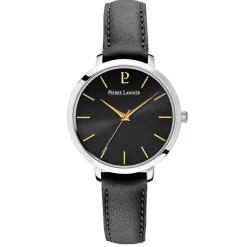 Montre pour femme 034N633 avec bracelet en cuir noir