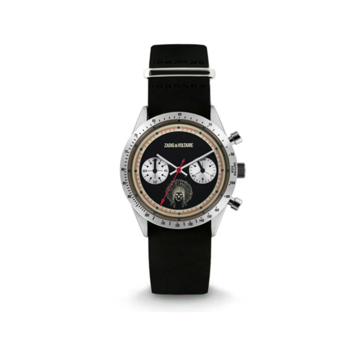 Montre Zadig et VoltaireMASTER ZVM107 - Montre Noire Fuseaux Multiples Zadig & Voltaire