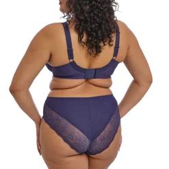 MORGAN Soutien-gorge à basque stretch Bleu nuit