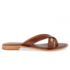 Mule femme HISHIRO Marron en cuir