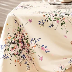 Nappe antitache ALLESSISA motif fleurs multicolore